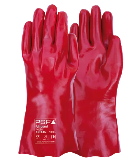 PSP 10-445 Allround PVC Red Werkhandschoen XL Rood