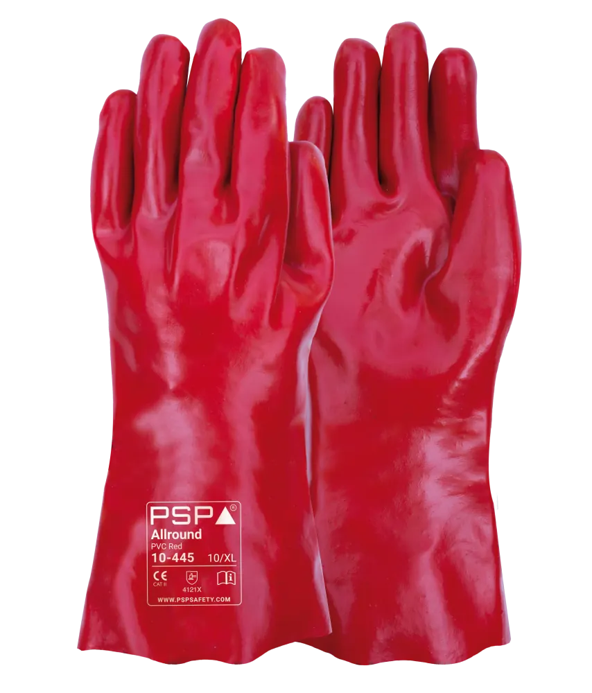 PSP 10-445 Allround PVC Red Werkhandschoen XL Rood