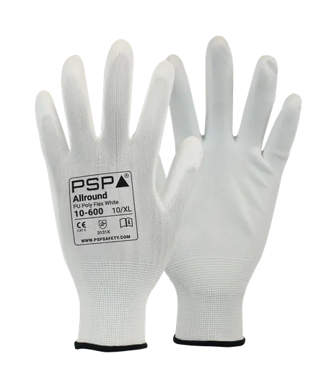 PSP 10-600 Allround PU White Werkhandschoen 08 Wit