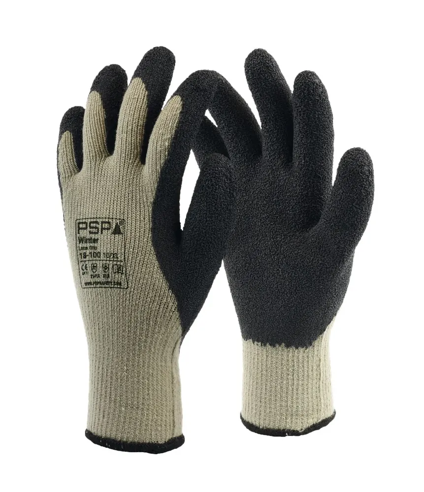 PSP 18-100 Winter Latex Winterhandschoen grijs/zwart