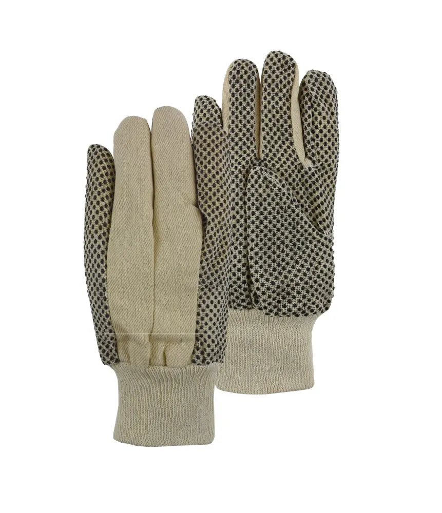 PSP 20-405 PS Polka Dot Handschoen Zwarte Nopjes One size beige