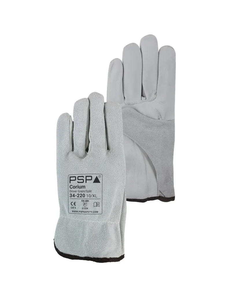 PSP 34-220 Nerf- / Splitleren Driver Werkhandschoen 9 naturel