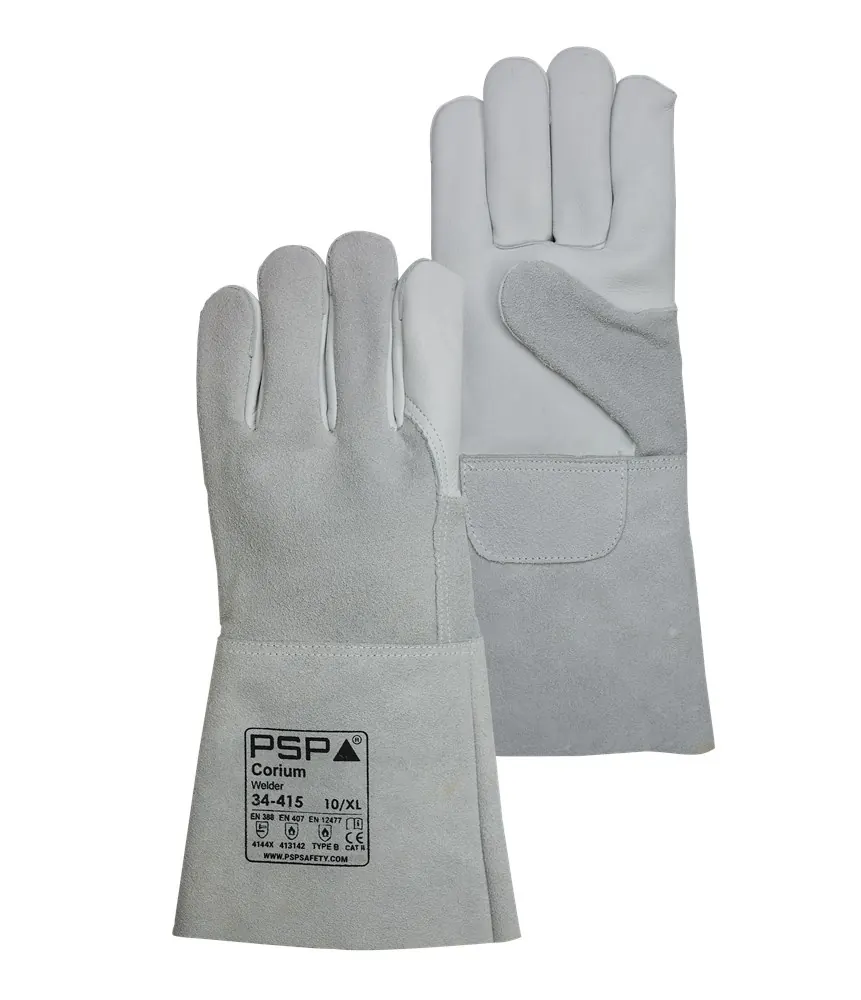 PSP 34-415 Leren Lashandschoen 10 naturel