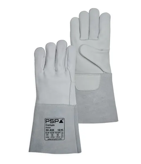 PSP 34-435 Leren Lashandschoen 10 Naturel