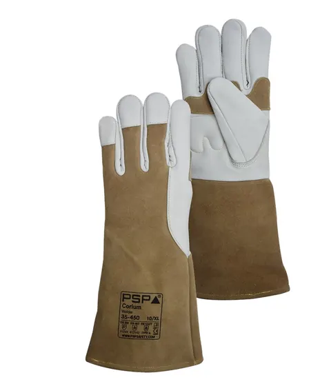 PSP 35-450 Leren Lashandschoen 12 Beige / Naturel