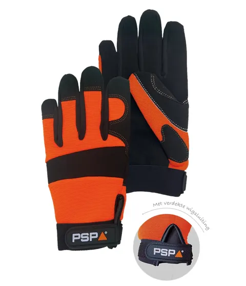 PSP 39-501 Mechanic Hi-Vis Orange Pro 11 Hi-Vis Oranje / Zwart