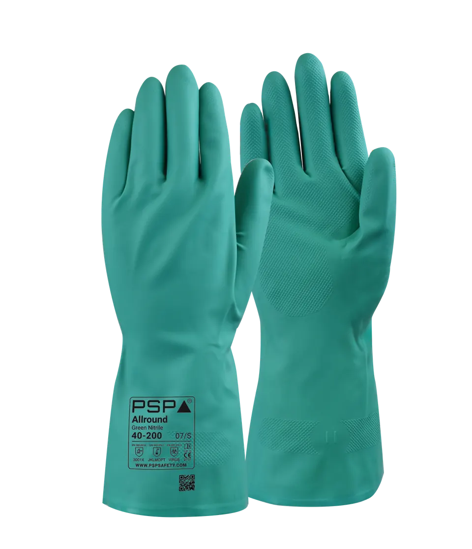 PSP 40-200 Groene Nitril Werkhandschoen 8