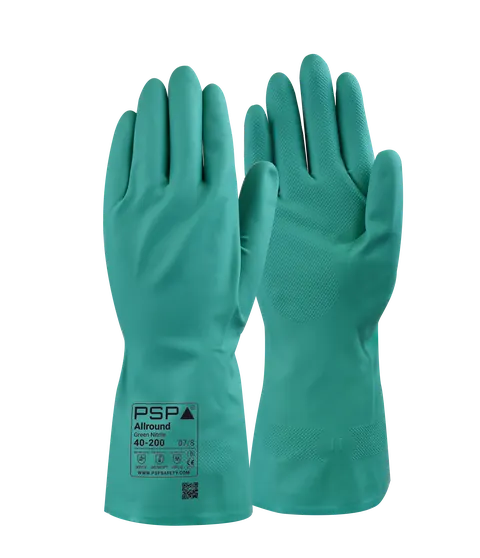 PSP 40-200 Groene Nitril Werkhandschoen 10