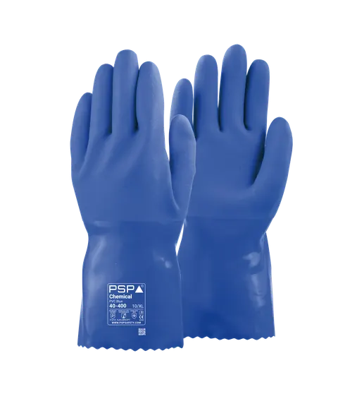 PSP 40-400 Chemical PVC Blue Werkhandschoen 8 blauw