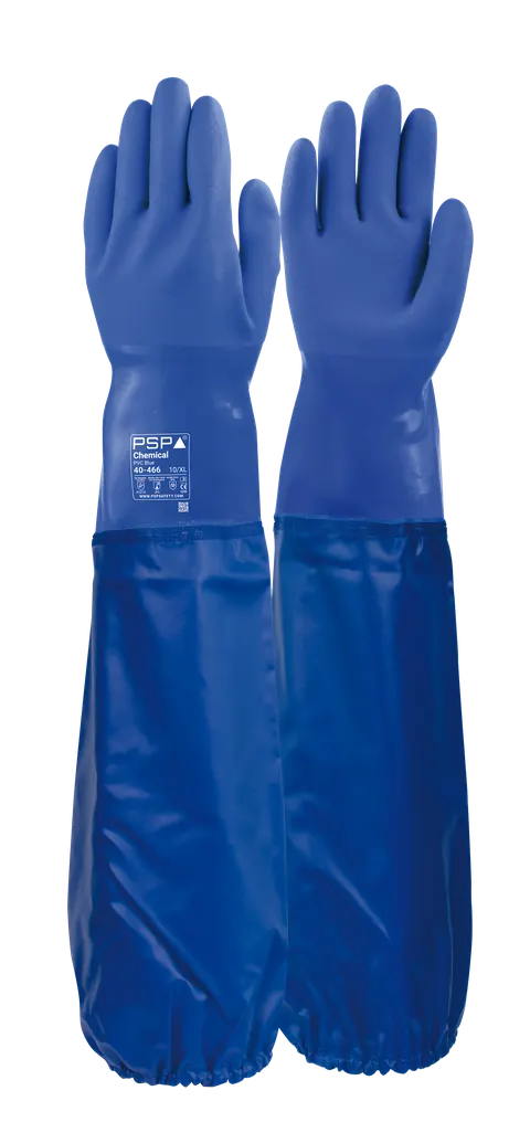PSP 40-466 Chemical PVC Blue Werkhandschoen 11-2XL Blauw
