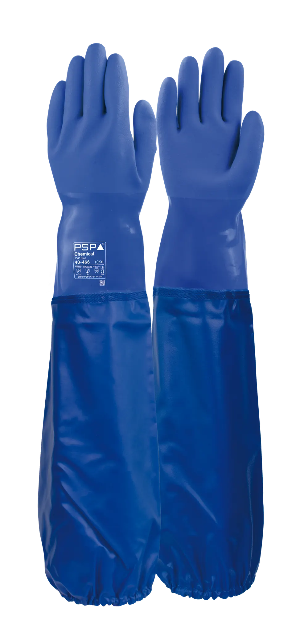 PSP 40-466 Chemical PVC Blue Werkhandschoen 11-2XL Blauw