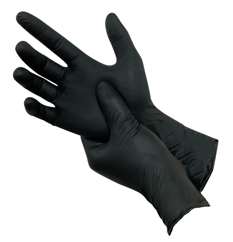 PSP 55-246 Single Use Nitrile Gripper Black Pro 10-XL Blauw