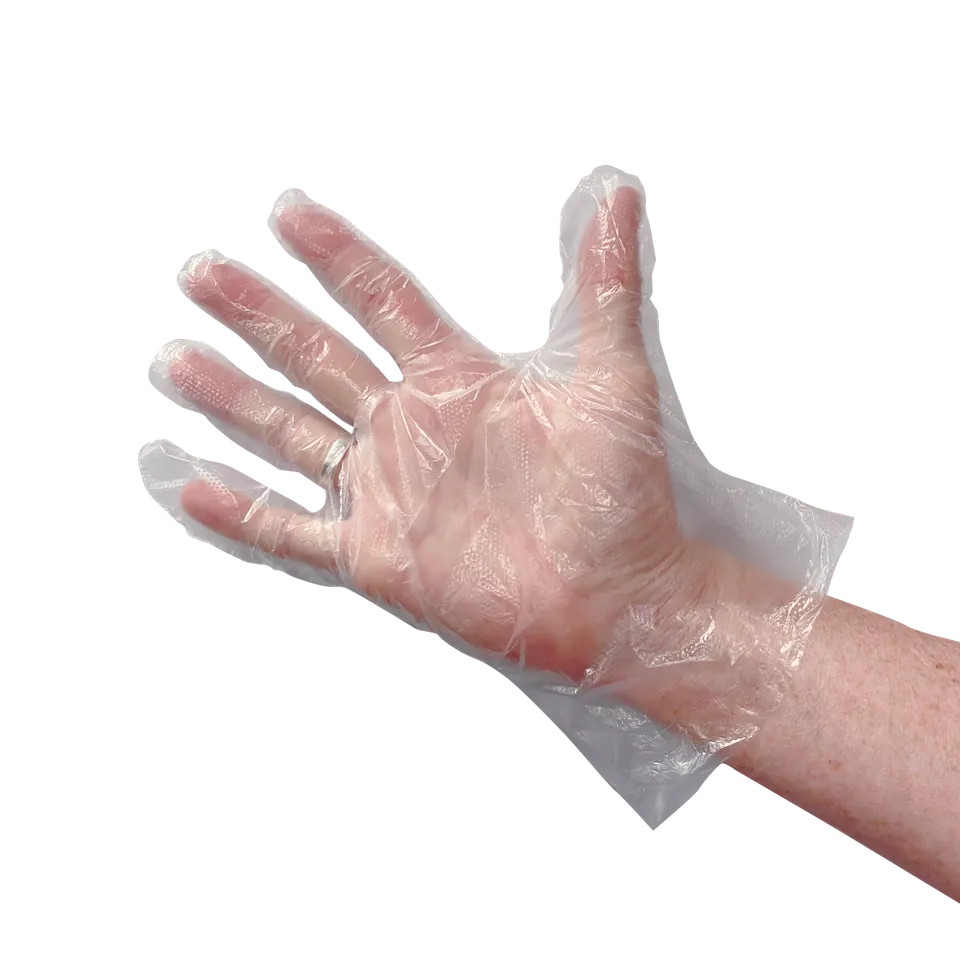 PSP 75-400 Disposable handschoen PE geruwd 30mu