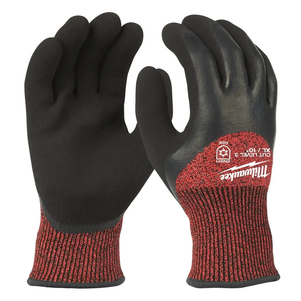 Milwaukee Winter werkhandschoenen snijklasse 3/C 10 zwart