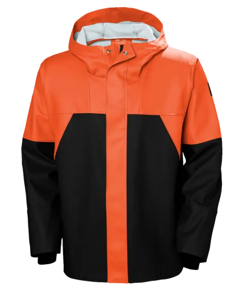 Helly Hansen 70283 Storm Regenjack Donkeroranje/Zwart