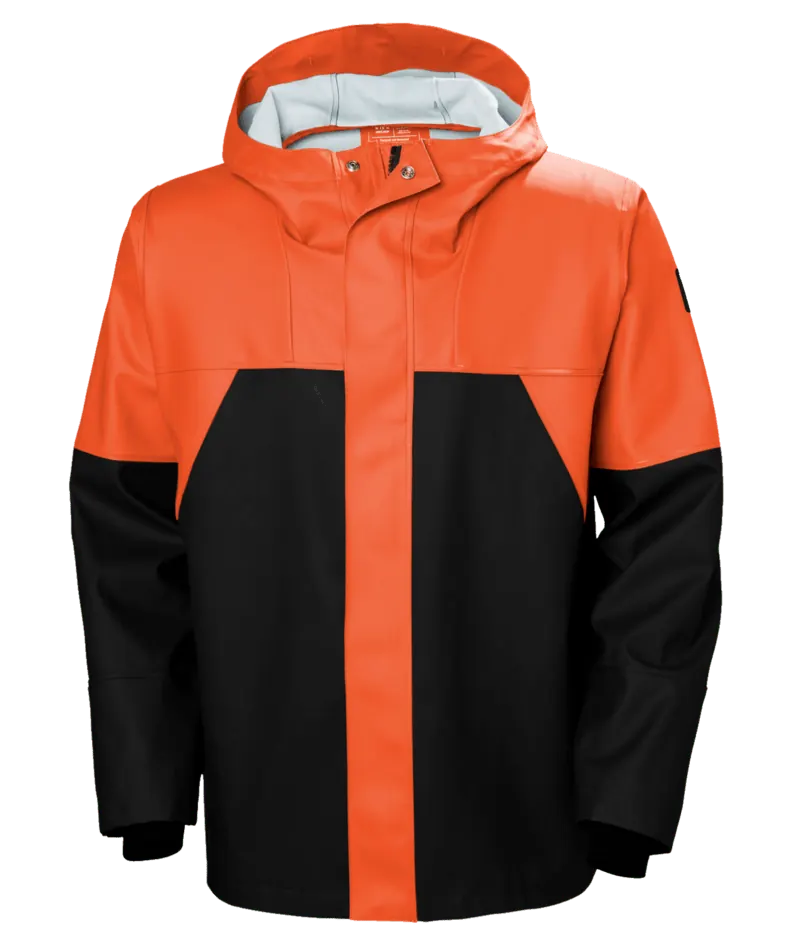 Helly Hansen 70283 Storm Regenjack 2XL Donkeroranje/Zwart