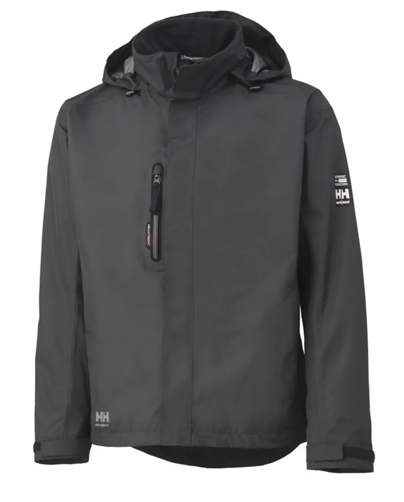 Helly Hansen 71043 Manchester Shell Jacket Donkergrijs