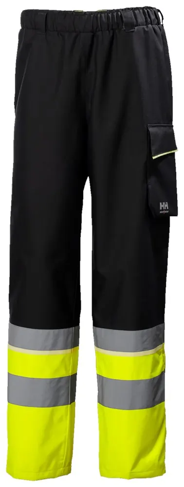 Helly Hansen 71186 Uc-Me Shell Broek Cl1 Geel/Ebbenhout