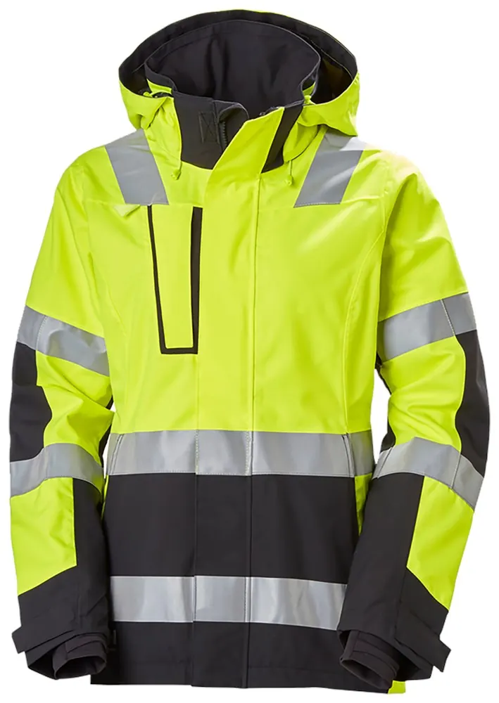 Helly Hansen 71294 W Luna Hi Vis Shell Jas Geel/Ebony
