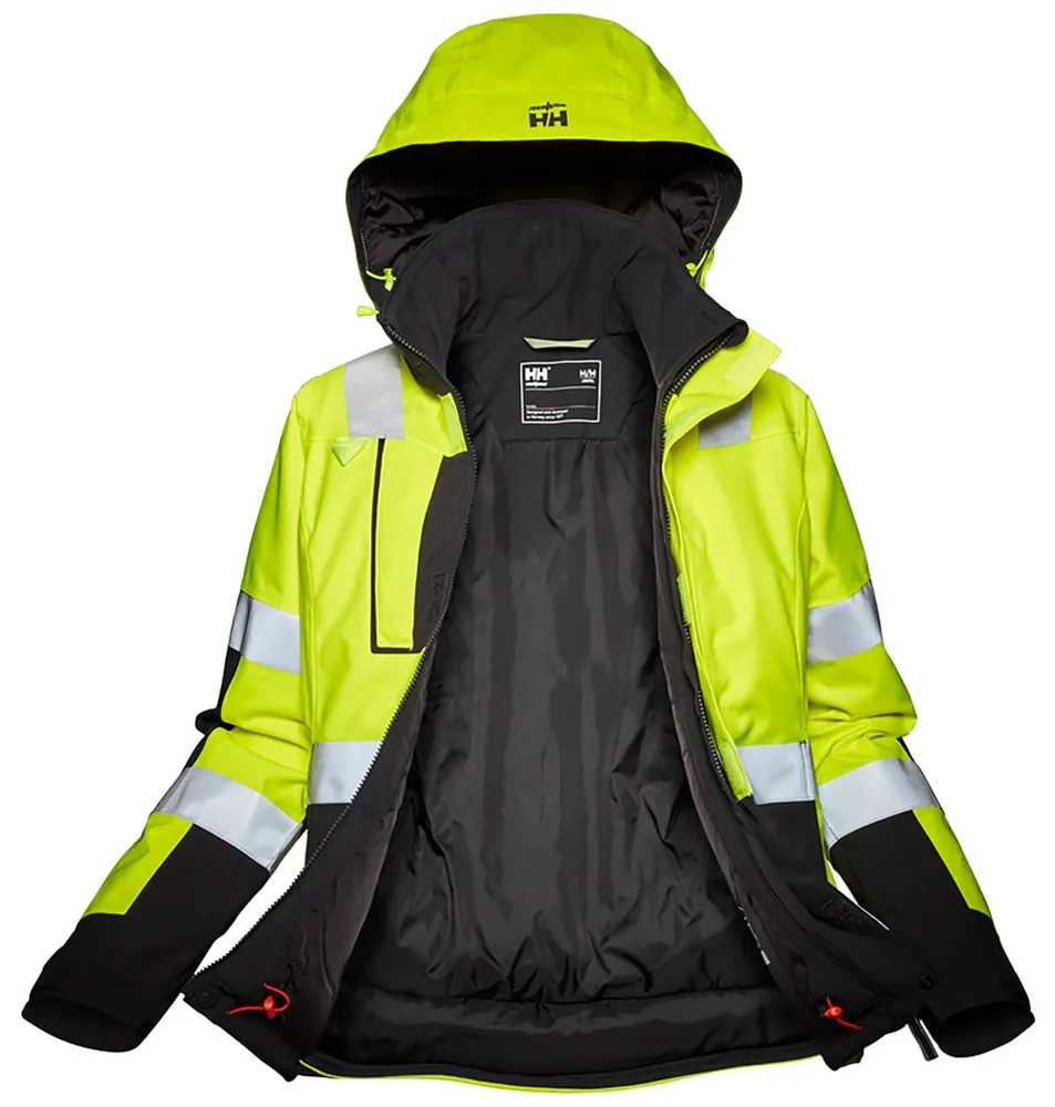 Helly Hansen 71398 W Luna Hi Vis Winterjas M Geel/Ebony