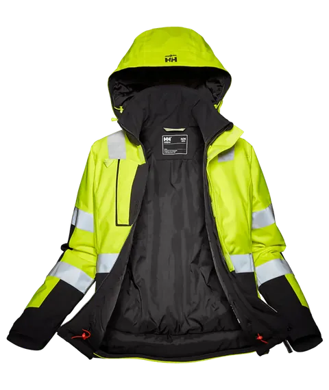 Helly Hansen 71398 W Luna Hi Vis Jacket 3XL Geel/Ebony