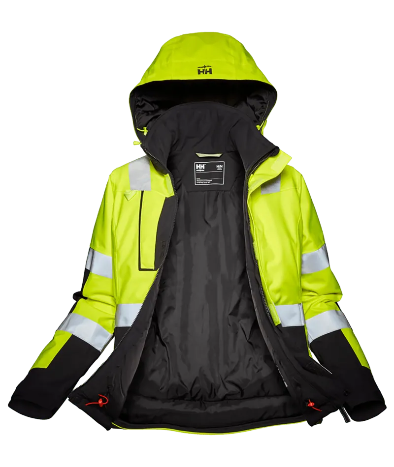 Helly Hansen 71398 W Luna Hi Vis Jacket 3XL Geel/Ebony