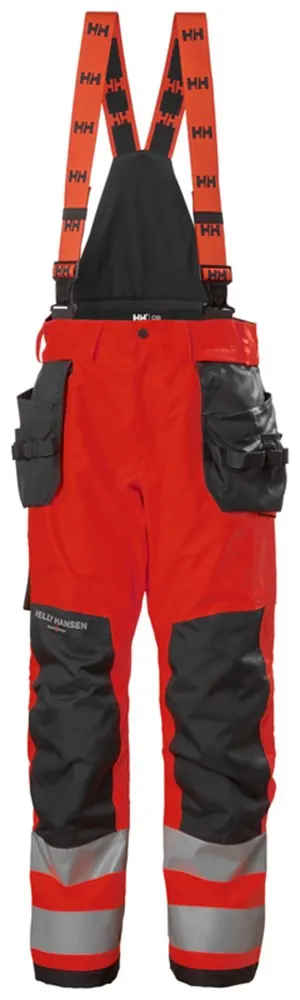 Helly Hansen 71493 Alna 2.0 Shell Construction Broek CL 2 C56 Rood/Ebony