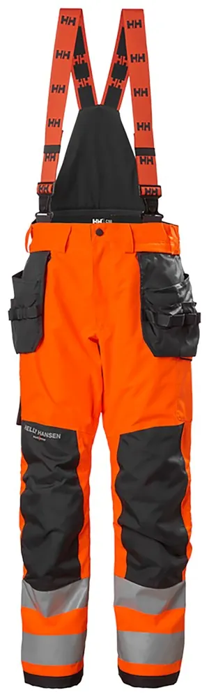 Helly Hansen 71493 Alna 2.0 Shell Construction Broek CL 2 C64 Oranje/Ebony