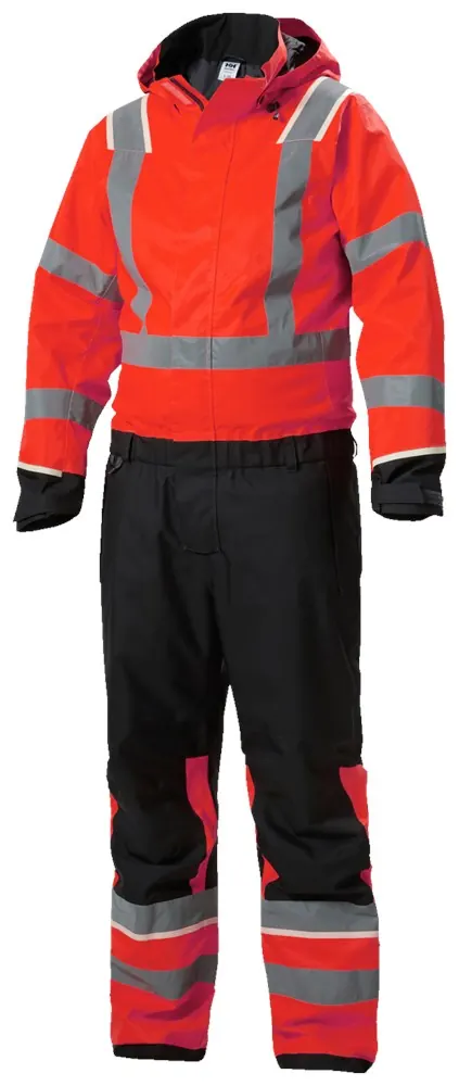 Helly Hansen 71555 Uc-Me Winterpak Hi Vis Rood/Ebbenhout