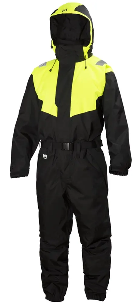Helly Hansen 71613 Alta Winter Geïsoleeerd Overall 38 Zwart / Geel