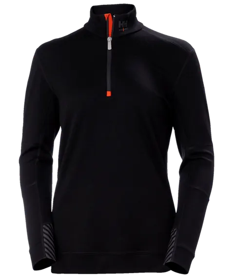 Helly Hansen 75210 W Lifa Merino Half Zip XL Grijze Melange