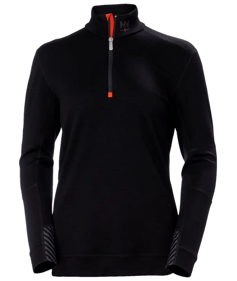 Helly Hansen 75210 W Lifa Merino Half Zip XXL Grijze Melange