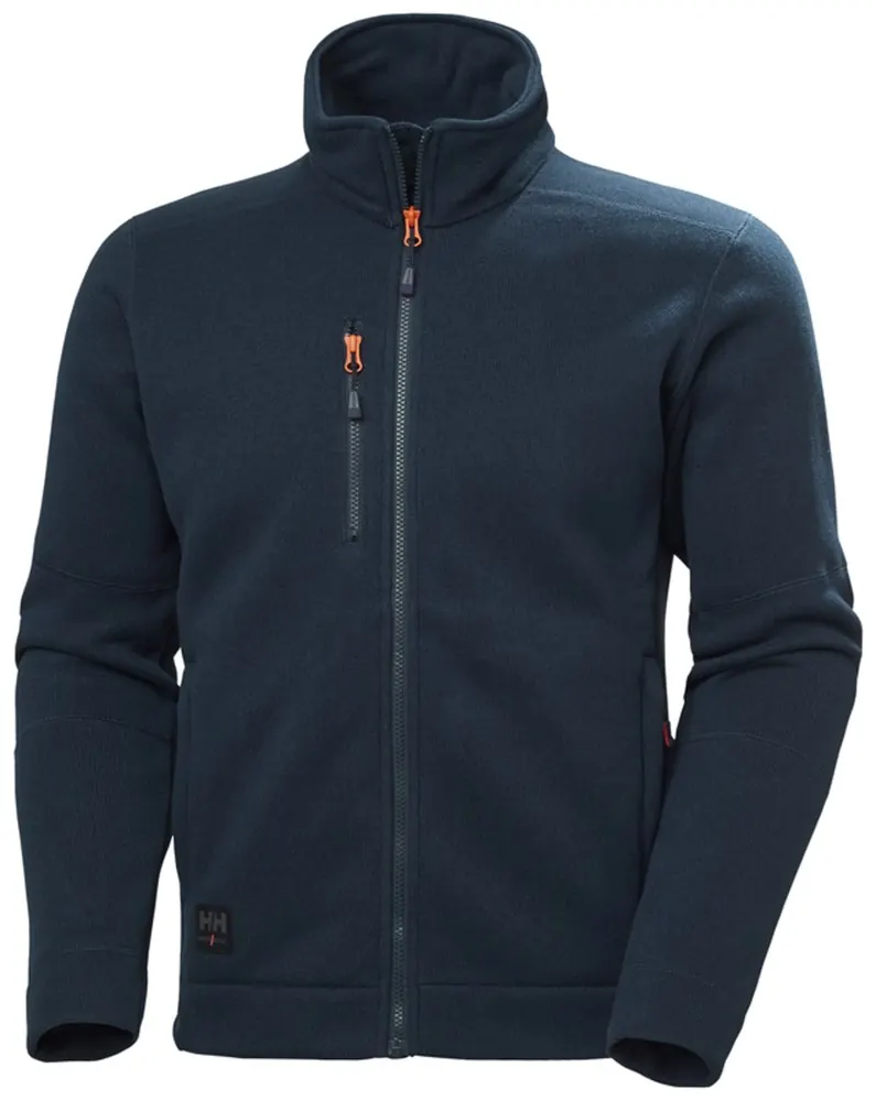 Helly Hansen 72250 Kensington Gebreid Fleecejack 4XL marineblauw