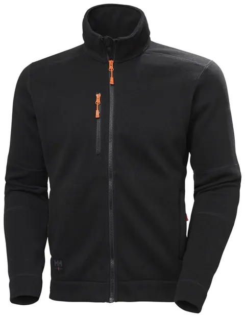 Helly Hansen 72250 Kensington Gebreid Fleecejack 4XL Zwart