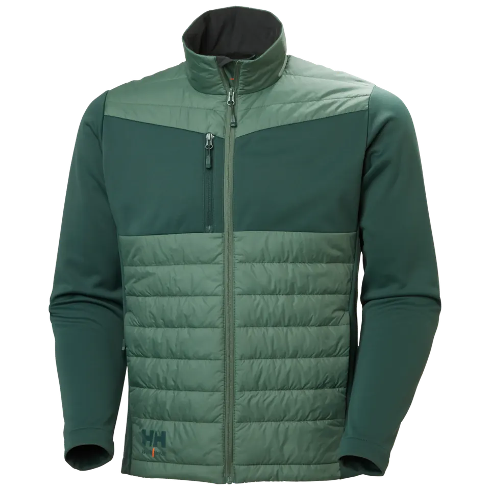 Helly Hansen HH 73370 Oxford Hybrid I. Jacket Groen/Donkergroen