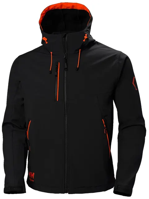 Helly Hansen 74140 Chelsea Hooded Softshell XL Zwart