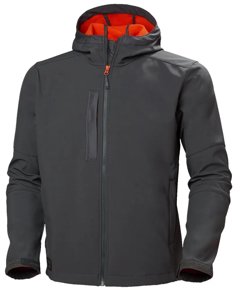 Helly Hansen 74230 Kensington Hooded Softshell Jacket XL donker grijs