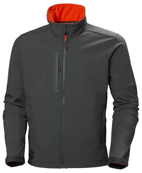 Helly Hansen 74231 Kensington Softshell Jacket Donkergrijs