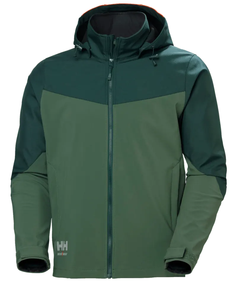Helly Hansen 74290 Oxford Softshell Jacket XS Groen/Donkergroen