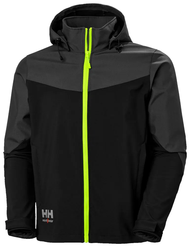 Helly Hansen 74290 Oxford H. Softs Jas 4XL Zwart/Ebony