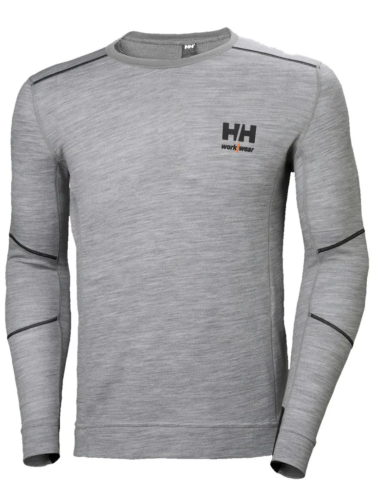 Helly Hansen HH 75106 Lifa Merino Crewneck grijs