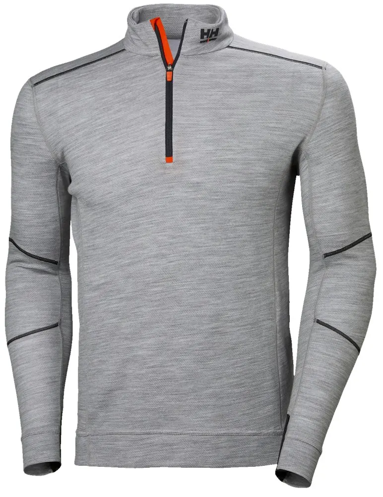 Helly Hansen 75107 Lifa Merino Half Zip 4XL grijs
