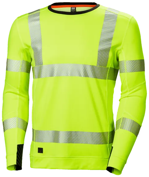 Helly Hansen 75111 ICU Lifa Act. Crewneck XL HV Geel