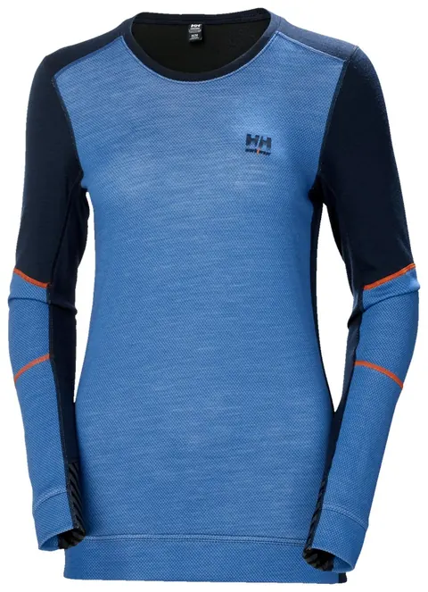Helly Hansen 75209 W Hh Lifa Merino Crewneck 2XL Marine-/Steenblauw