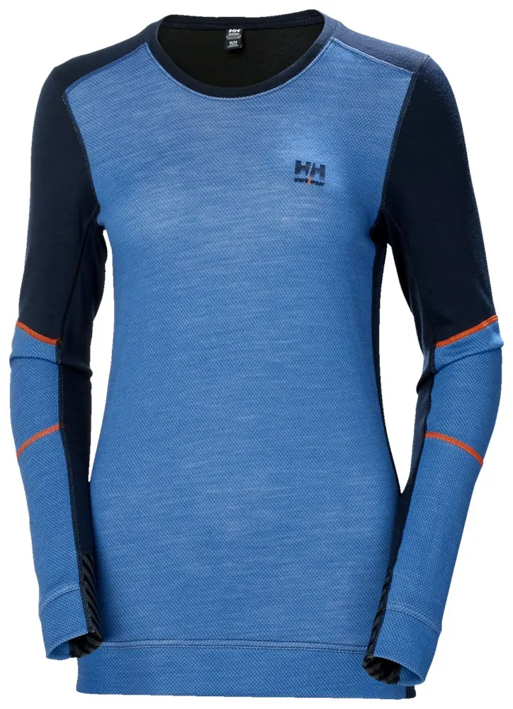 Helly Hansen 75209 W Hh Lifa Merino Crewneck 2XL Marine-/Steenblauw