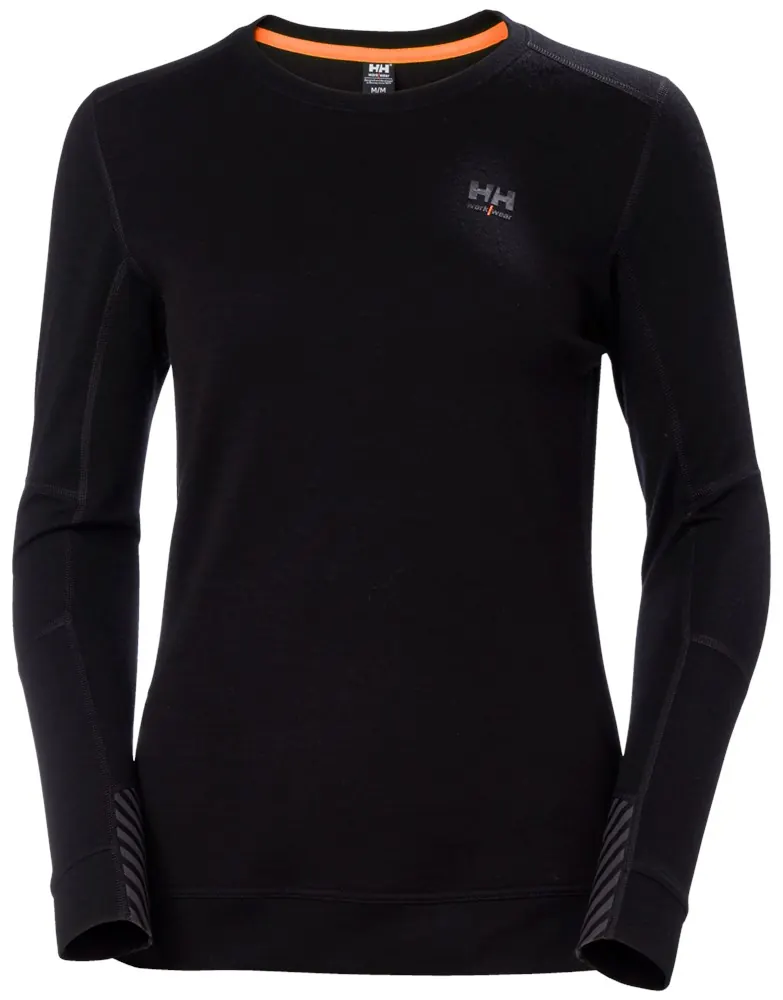 Helly Hansen 75209 W Hh Lifa Merino Crewneck zwart