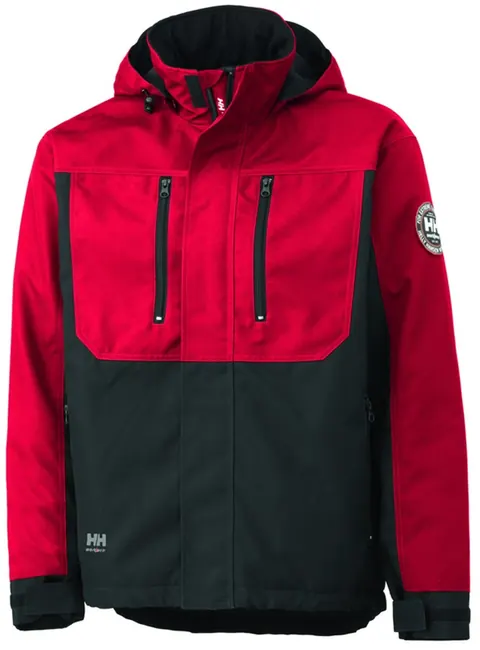 Helly Hansen 76201 Berg Werkjack 3XL HH Rood / Zwart
