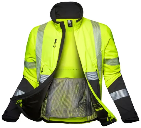 Helly Hansen 77203 ICU BRZ Jacket XXL Yellow/Ebony