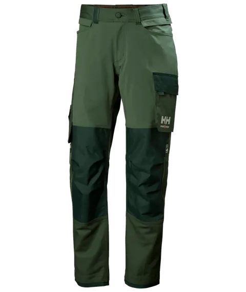 Helly Hansen 77395 Oxford 4X CNCT Pant D104 Groen/Donkergroen