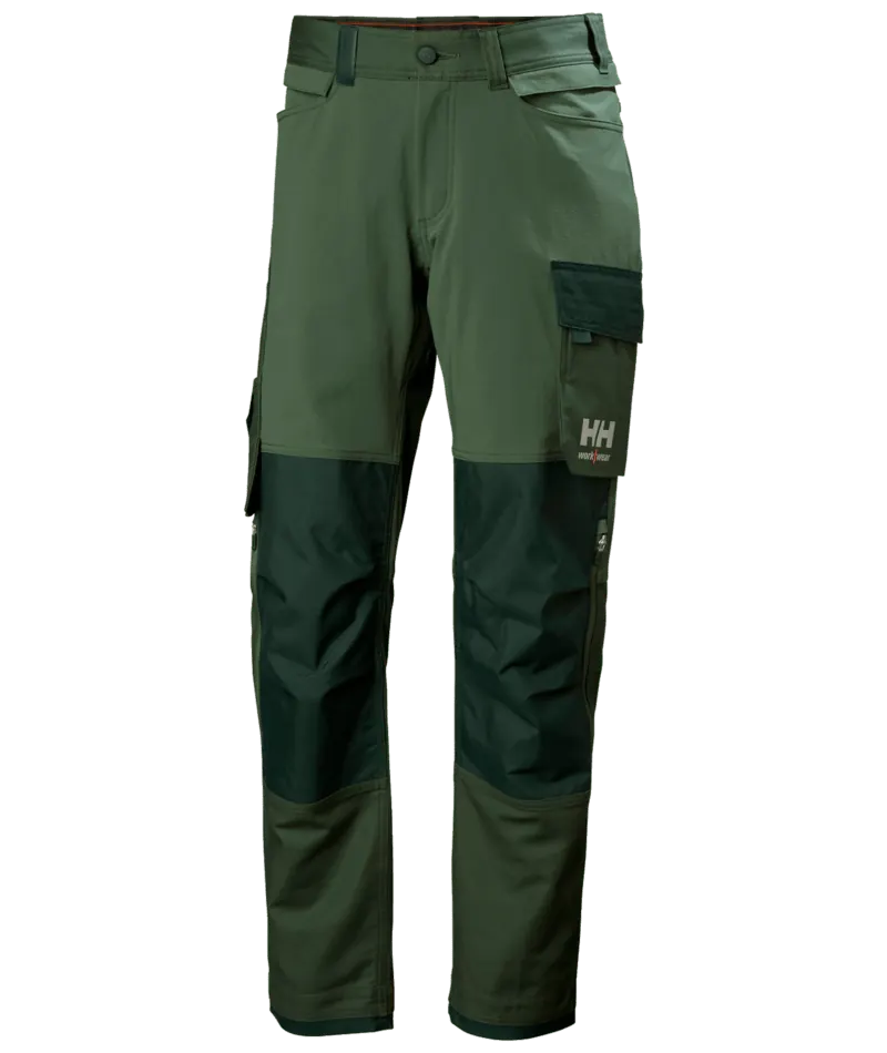 Helly Hansen 77395 Oxford 4X CNCT Pant C148 Groen/Donkergroen